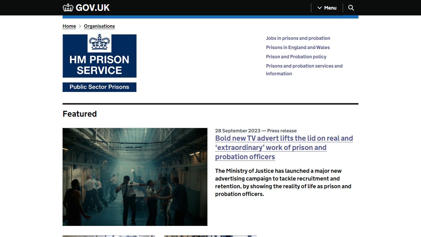HM Prison Service - GOV.UK